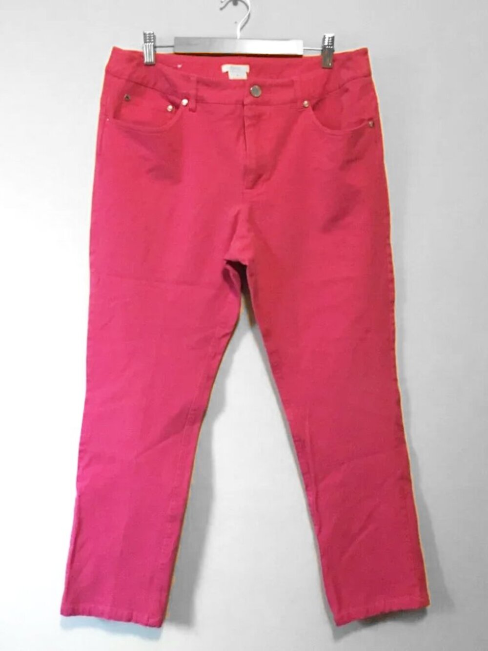 Eric Hot Retro Pink Cotton Rayon Jeans Size 12